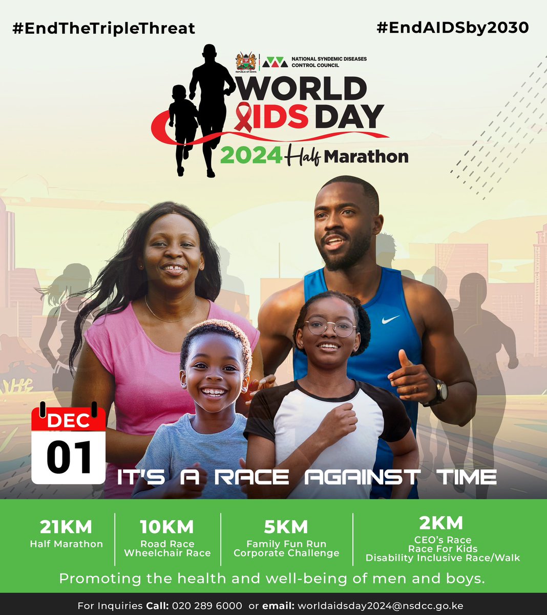 nsdcc_kenya's tweet photo. It's a race against time. Together let's #EndAIDSby2030 https://t.co/0XIVQiOUF3
