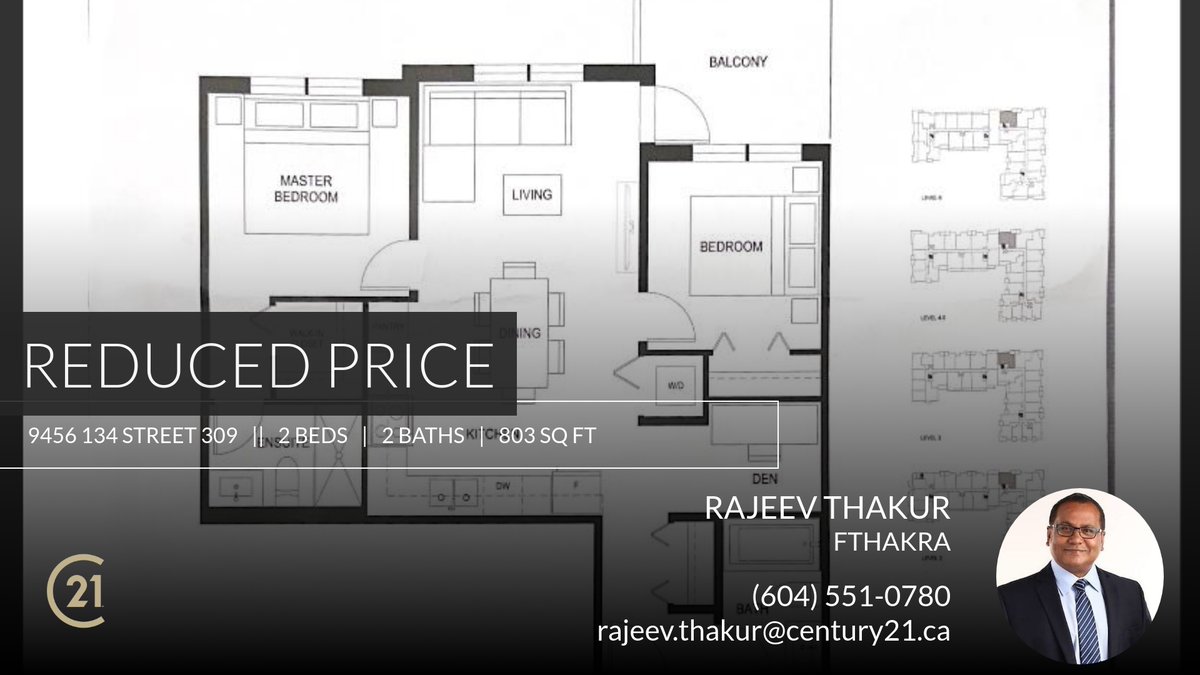 📍 Reduced Price 📍 This recently reduced home at 9456 134 Street 309 in Surrey won't last long, so, don't wait to set up a showing! Reach out here or at (604) 551-0780 for more information!

Regards

Rajeev Thaku... homeforsale.at/9456_134_STREE…