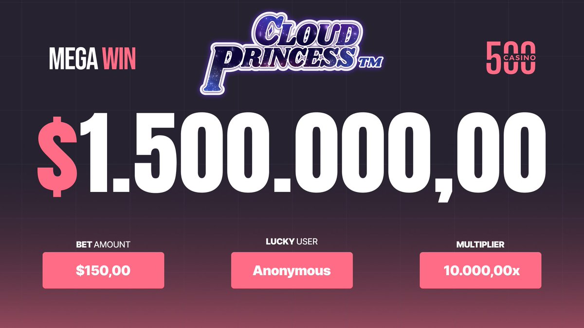 🎉 GIVEAWAY  🎉

We are giving out 100 Free Spins to 5 lucky winners! 

Simply 🔁 and comment your 500 ID! 💸