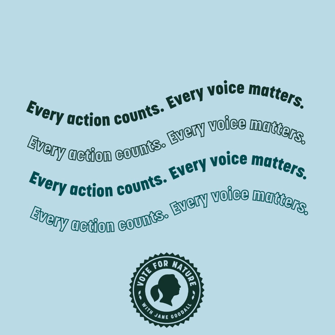 VoteForNature1's tweet photo. Every action counts. Every voice matters. Together, we can protect our planet. 🌍💚 #VoteForNature #ProtectOurPlanet #StandWithNature https://t.co/hGrCFDKkcJ