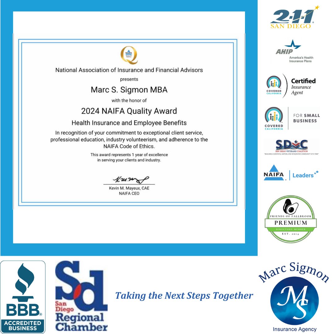 🌟 We’re Honored to Receive the NAIFA Quality Award! 🌟

Our agency is proud to have been awarded the NAIFA Quality Award for Health Insurance and Employee Benefits!