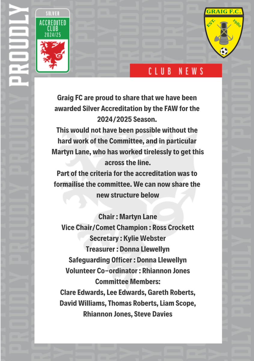 GraigFC1's tweet photo. 📣📣Club News📣📣 https://t.co/jtf2JqMVLD