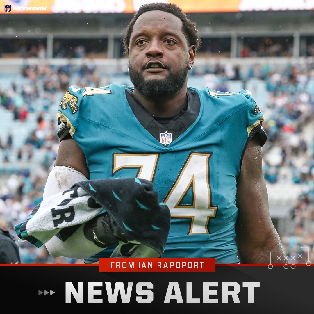 RapSheet's tweet image. Trade: The #Vikings are adding a new left tackle, completing a trade with the #Jaguars to acquire LT Cam  Robinson in exchange for draft pick compensation, per me and @TomPelissero.

An answer with Christian Darrisaw out for the season.