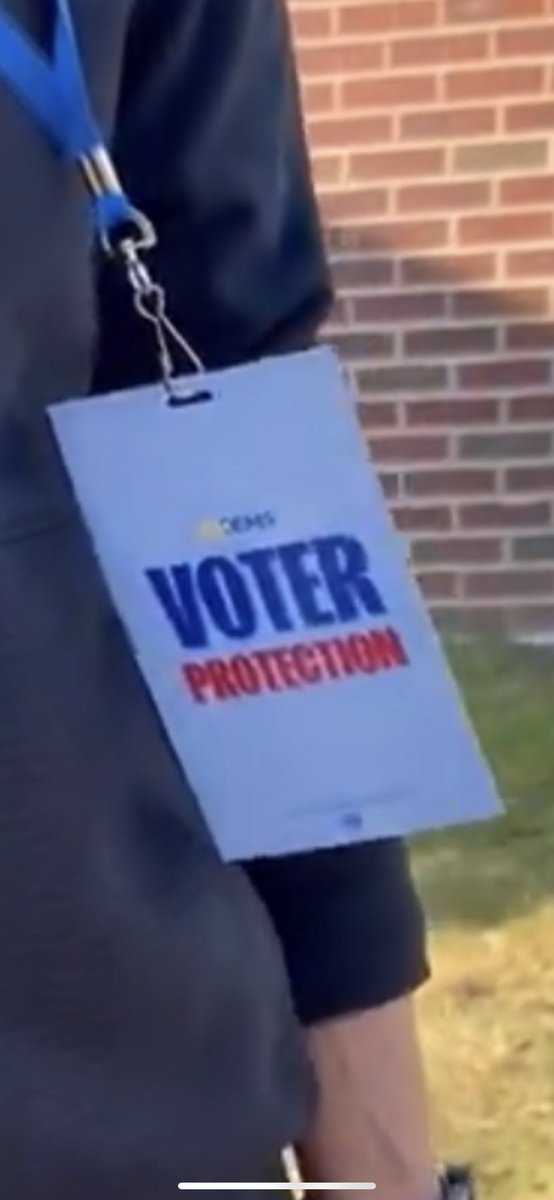 Athan_K's tweet image. Pennsylvania Voters: Please Be Advised. 

These are not badged officials on behalf of the Commonwealth or County. 

They have no authority to instruct or direct your ability to vote.
