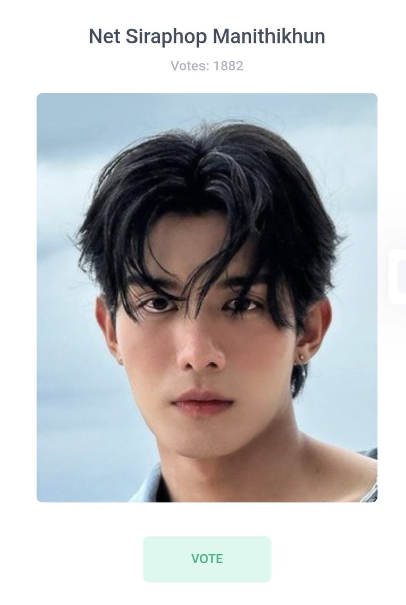 Jo_secretcode's tweet photo. ♦️#VoteForNetS♦️
🗳️Come and vote for our #netsiraphop in "Most Handsome Thailand Actor Fan Choice Voting 2024"
🔗Voting Link: https://t.co/nAzIsZKMxN
📌 1📩per day
🗓️Voting Deadline: Dec 31 2024 11:55 BKK https://t.co/b5rgBkpoAz
