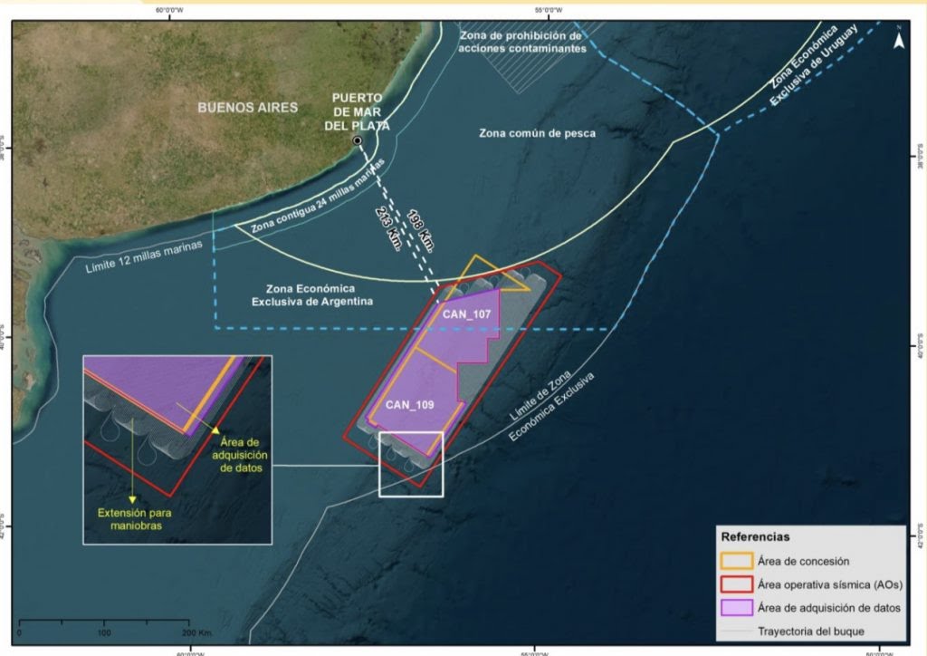 🛢️🌊🇦🇷 Una segunda oportunidad para hallar petróleo frente a la costa de Mar del Plata. 🤞

Para diciembre próximo o las primeras semanas de 2025, la petrolera Shell iniciará los trabajos de prospección sísmica 3D en dos bloques de la Cuenca Argentina Norte (CAN) a