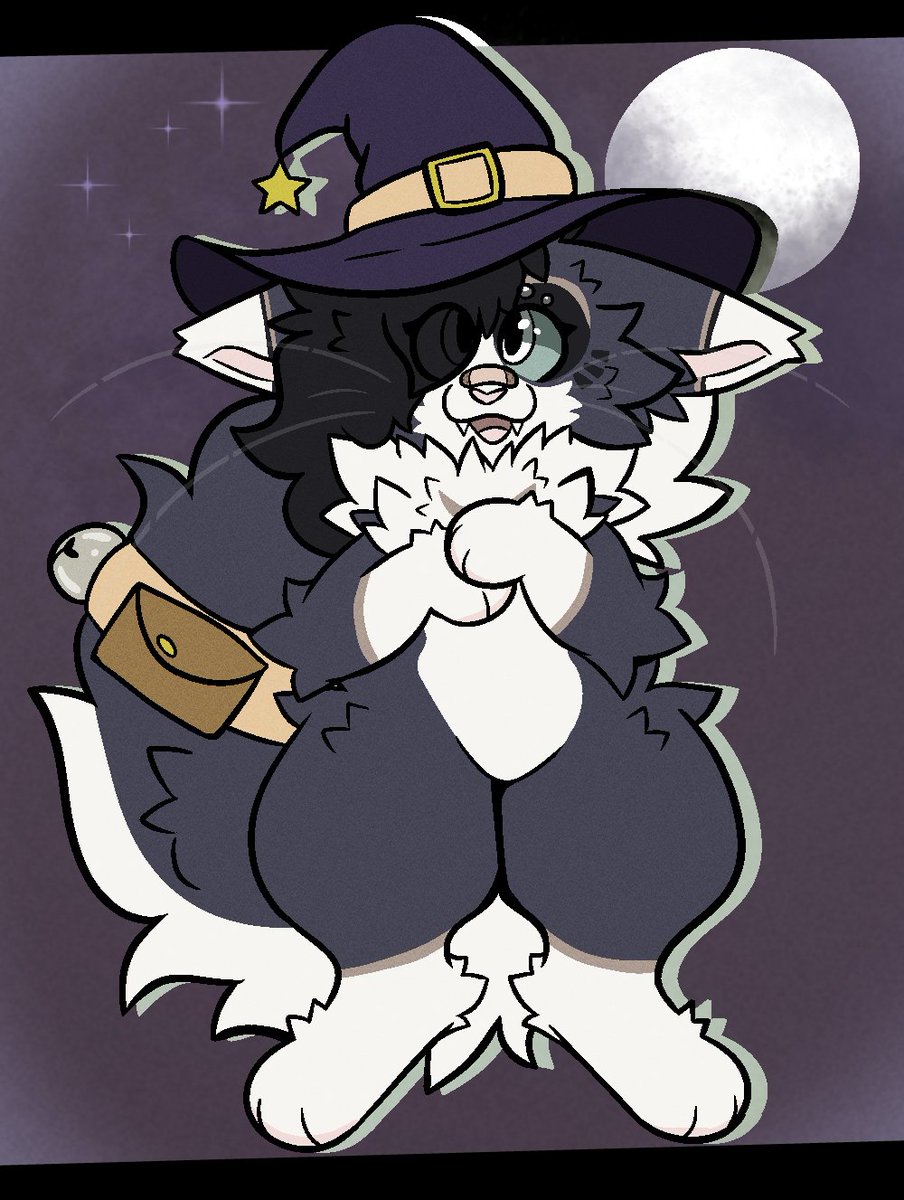 itspamiko's tweet photo. anyone need a familiar kitty for hire this halloween ? https://t.co/9JmMFx9eko