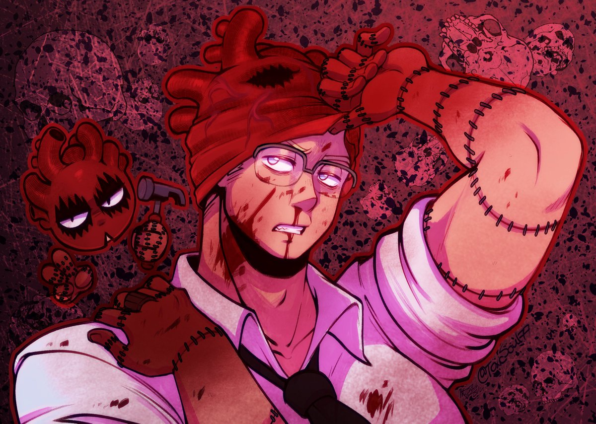 「Goretober Day 26 + 27: Stitches + Nosebl」|👻ToxicSoul77👻のイラスト
