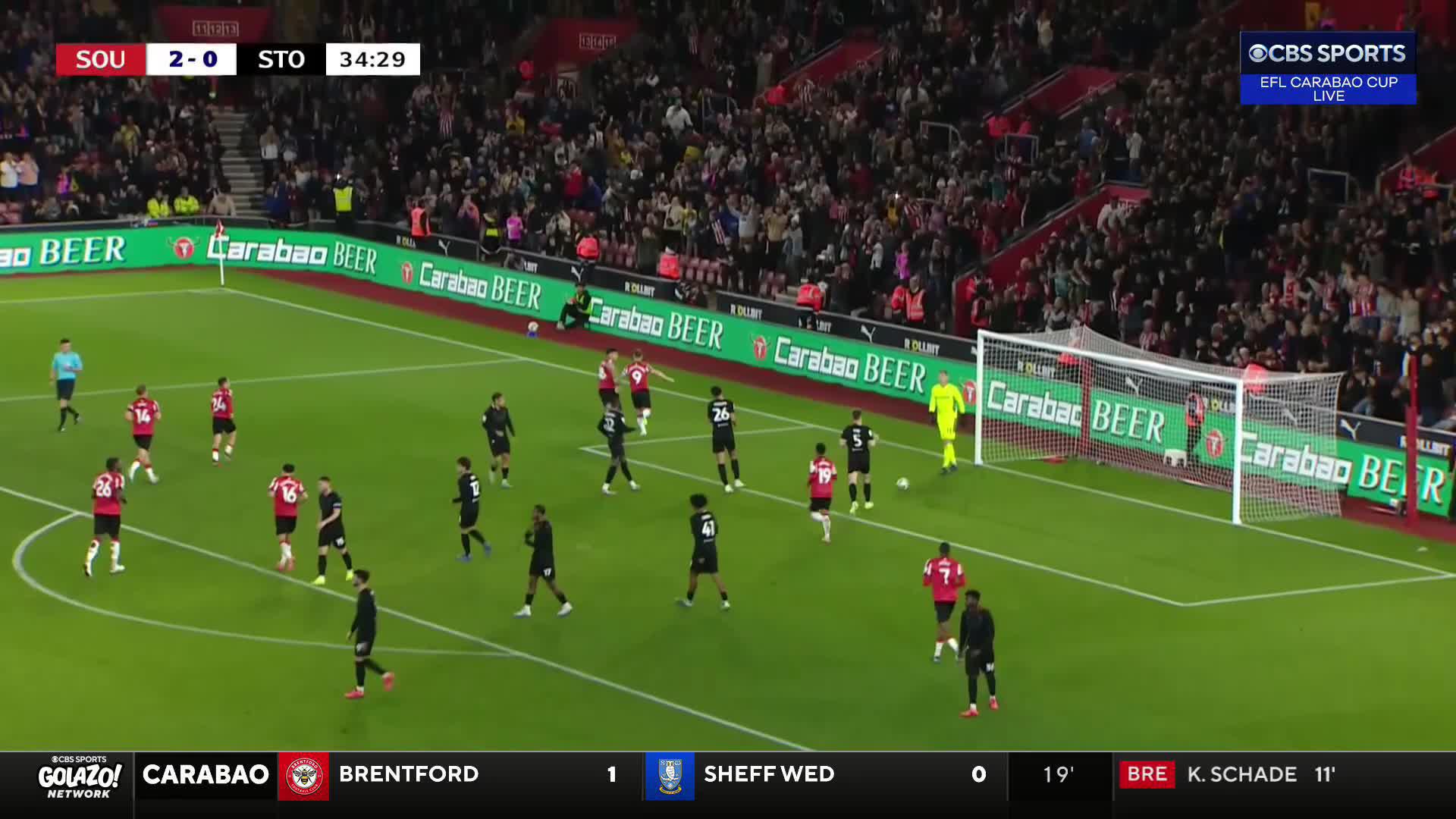 A meaningful moment for Southampton’s Adam Armstrong as he opens his campaign from the spot 🎯