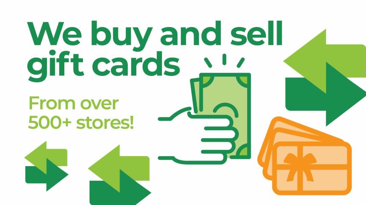 yourexchange's tweet photo. Do you have unused gift cards?
Exchange them for cash today!

Stop into any Your Exchange location and after a quick verification of the balance, we'll exchange your gift cards for cash. We accept gift cards and merchandise credit from OVER 500 stores! https://t.co/2BixNutwlr https://t.co/6u13nNxqah
