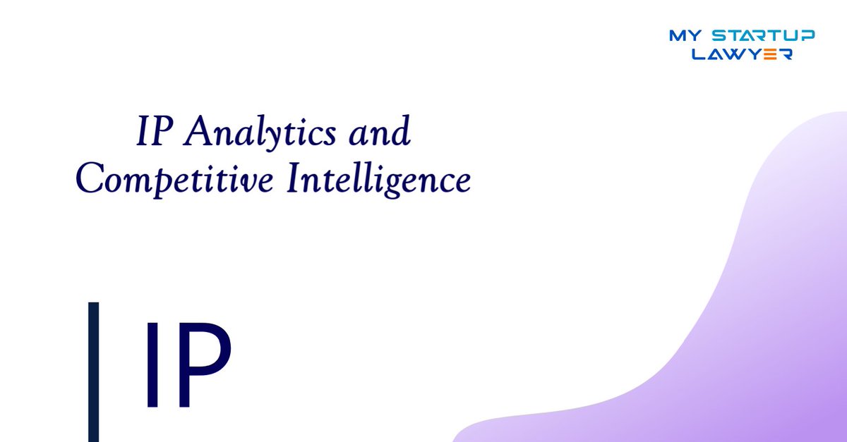 MyLawyerInTexas's tweet image. IP Analytics and Competitive Intelligence

Using IP analytics, you can gain the ‘why’ behind the ‘what’. It can help you make better decisions by providing insights that can guide your business strategy.

🌐 mystartuplawyer.com/intellectual-p…

#ipanalytics #intellectualproperty #texaslawyer