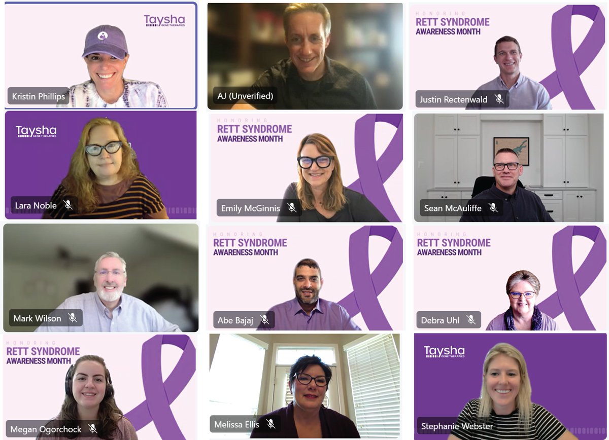 TayshaGTx's tweet photo. In recognition of #RettSyndromeAwarenessMonth, we gathered for a viewing of Magnolia’s Hope, a documentary following the Tesler family’s journey with #RettSyndrome. Thank you @ajtesler and @magnoliashope for your continued dedication to raising awareness of Rett syndrome! https://t.co/LRe6S2RMLb
