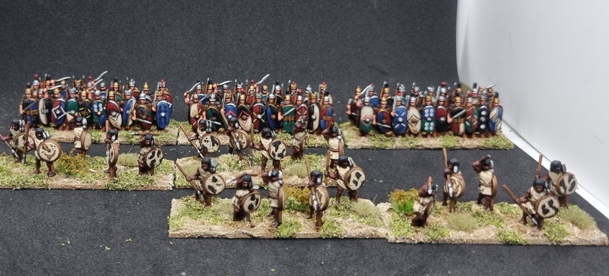 dice_go_bad's tweet photo. Finished some Iberian Scutarri and Numidian javelin armed skirmishes. https://t.co/tI7lNN1fOu