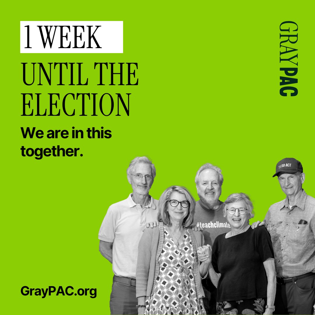 ThirdActOrg's tweet photo. Make sure your voice is heard this election. Be sure to vote! 

Together, we can make a difference.

#eldersforkamala #eldersforharris #thirdact #thirdactorg #climateaction #election2024 #election https://t.co/5JLgSWV0ZQ