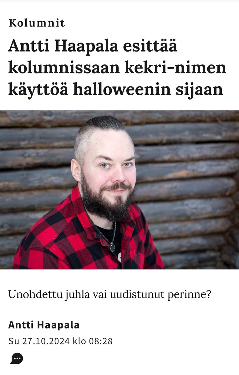 HaapalaAntti's tweet photo. Hyvää #kekri'ä! 🧙🏼‍♂️👻💀

https://t.co/PVCqAEOyR5 https://t.co/xrx59mA64s