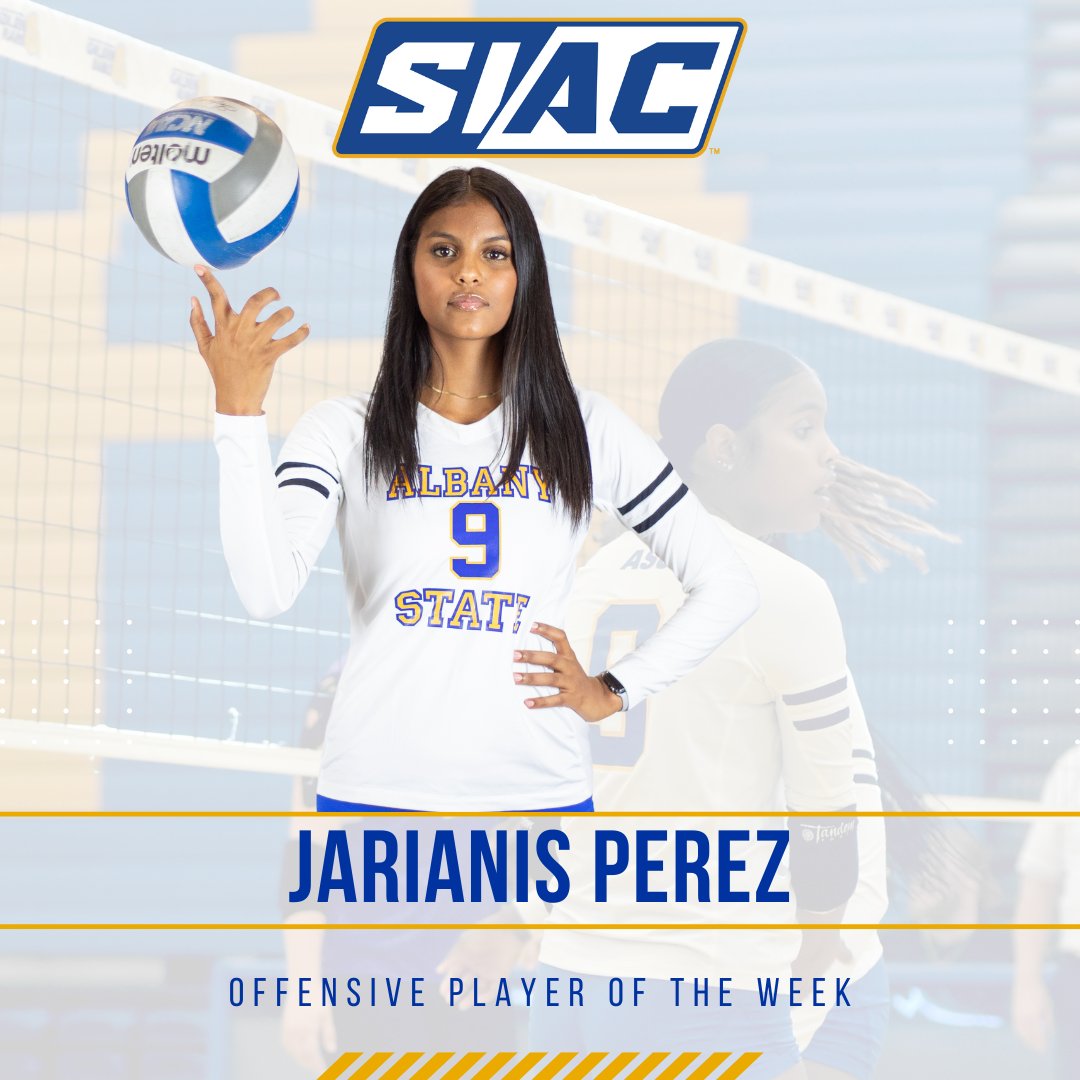Join us in celebrating Abraham Clinkscales for being named SIAC Football Defensive Player of the Week and Jarianis Perez for being named SIAC Volleyball Offensive Player of the Week. #CreatingLegacies
