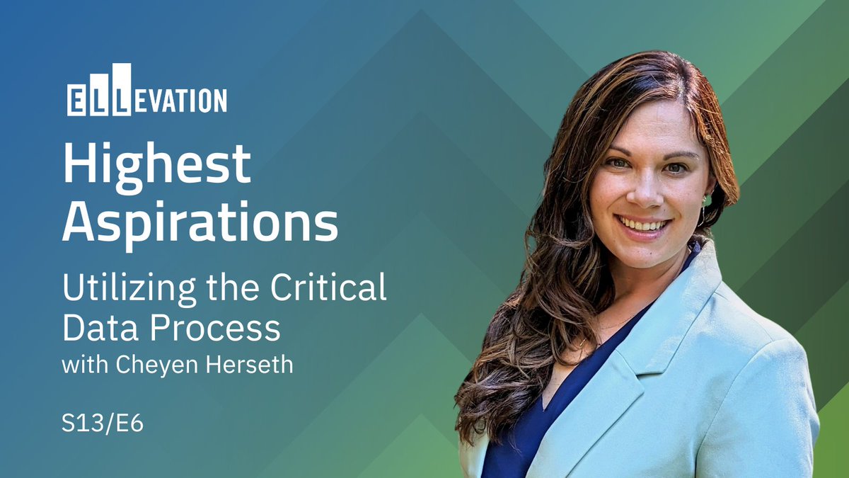 EllevationEd's tweet image. Transitioning frameworks can be challenging, but it’s essential to ensure every student’s success. Cheyen Herseth shares insights on the WIDA Framework, Critical Data Process, and how her district is supporting dually identified ELs. spoti.fi/3YmZ6Rr #ELs #DuallyIdentified