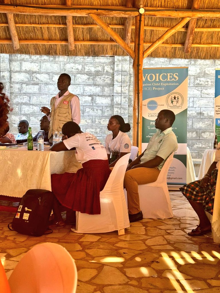 STFUganda's tweet photo. Earlier today at Moroto Resort, Moroto District, the @STFUganda team attended the start of a 3-day Inception Workshop for Partner Grantees implementing projects to tackle child exploitation, in Karamoja region under the new @Freedom_Fund program.

This holiday program will engage bursary beneficiaries and other students in conducting community dialogues and theater productions, aimed at sensitizing and empowering parents and caregivers to protect children from exploitation.