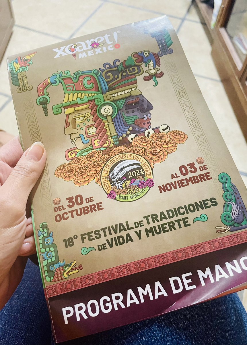 YamilAguilar's tweet photo. Después de años ¡regrese!
Soy #teamstaff del Festival de Tradiciones de Vida y Muerte #FTVyM2024 del grupo #Xcaret 

🤩 https://t.co/V69gLOv9QQ