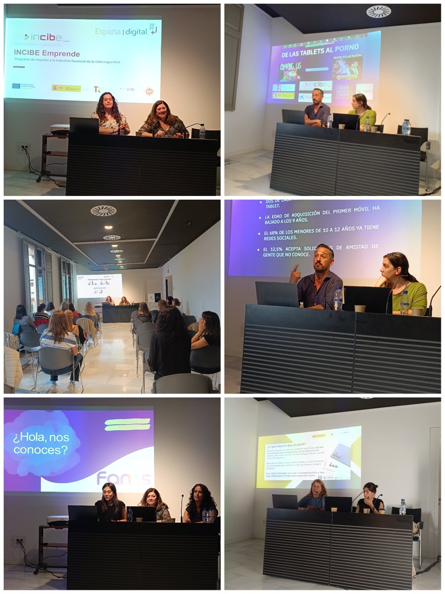 Jornades organitzades per @fams_familias 

Ponències:
<a href="/EducandoProtege/">Educando Proteges</a> 
<a href="/INCIBE/">INCIBE</a> 
<a href="/soniamar/">sonia godoy</a>.lavida
@merchecimaspsicologadolescente

Agraïr a <a href="/CaixaForum/">CaixaForum</a> deixar-nos  seu espai