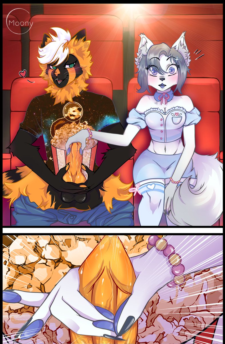 Moony_fox_'s tweet photo. 🍿Horror marathon🍿YCH for anonymous 🖤🖤🖤 Thank you for choosing! Enjoy the show 🦇💜 https://t.co/Ekyf3ENTmy
