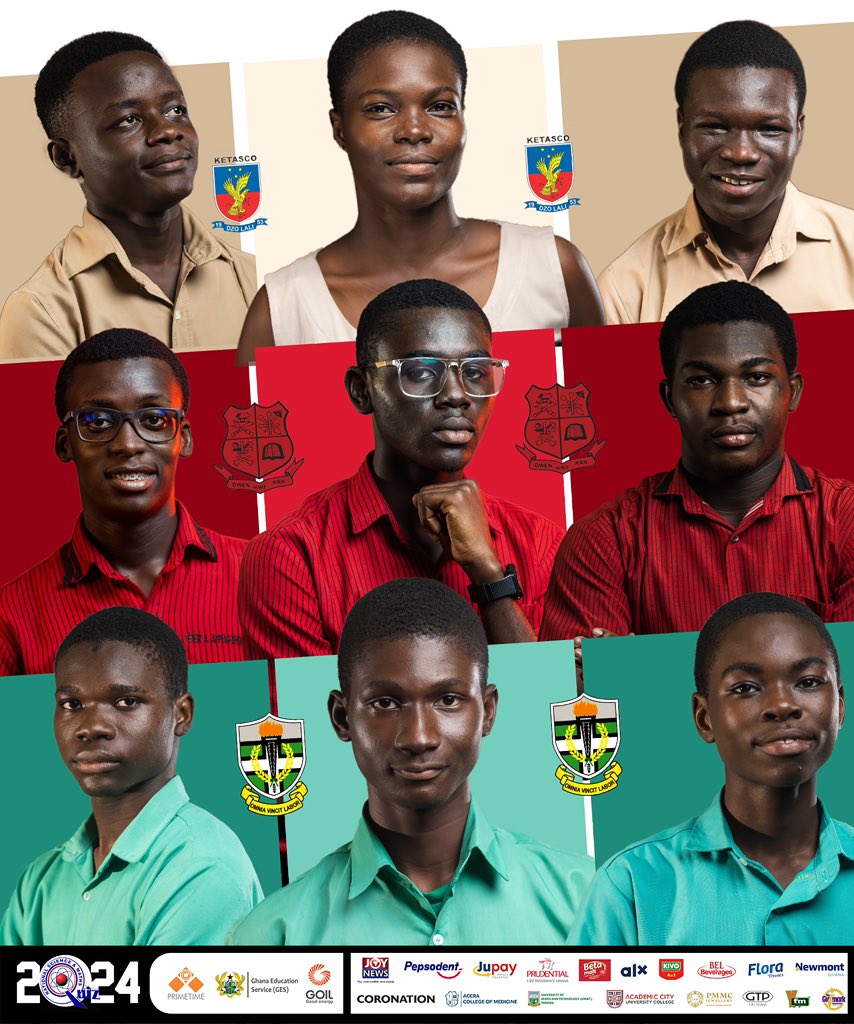 9 contestants | 3 schools | Fanssssssss | 1 winner 

We “move” tomorrow. 

#NSMQ2024 #NSMQGrandFinale #Primetime