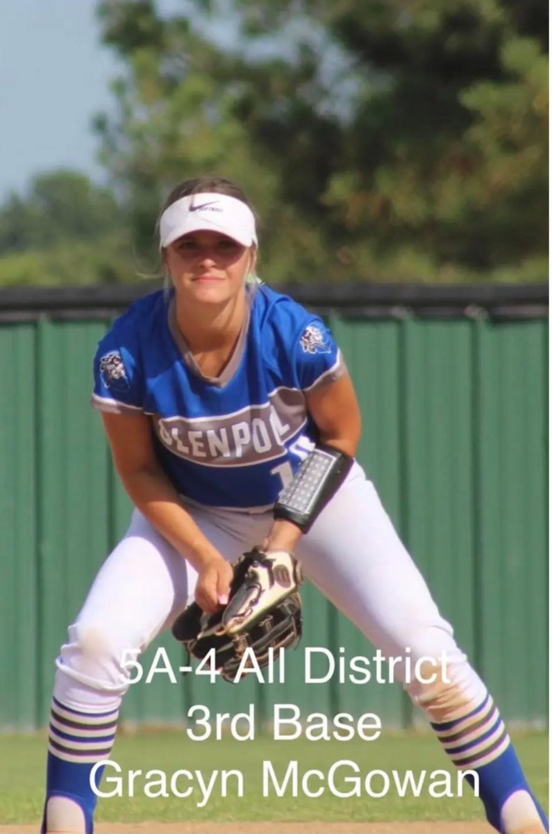 I am so blessed to receive all district awards for four years in a row. Thank you <a href="/Glenpoolsoftbal/">Glenpool Softball</a> for pushing so hard for me. I have been thankful to play many positions over the four years. <a href="/ecutigersb/">ECU Softball</a>