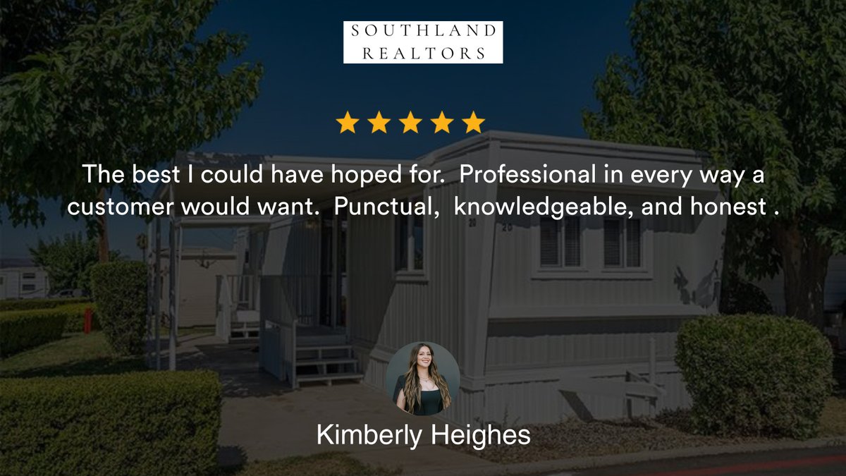KimHeighes's tweet photo. My latest RateMyAgent review in Yucaipa.
CA License 02227913
https://t.co/3aoUEfpvKS

...
#realestate #californiarealestate #californiarealtor #realtorreviews #SOUTHLANDREALTORS https://t.co/EJxNW0sKdU