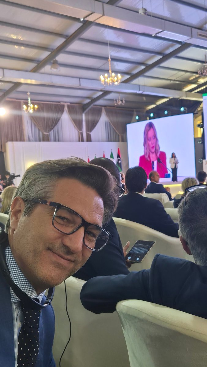 Thrilled to be part of the 30th Libyan Italian Economic Forum. It was an honor to witness the strong partnership between Libya and Italy, as highlighted by Prime Minister Al-Dabaiba and Prime Minister Meloni. 🇱🇾🇮🇹🤝 #Libya
