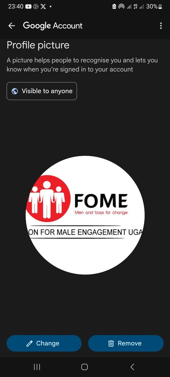 We can't #keepmum our account <a href="/FomeUganda/">Foundation for Male Engagement Uganda (FOME)</a> has been #recovered.