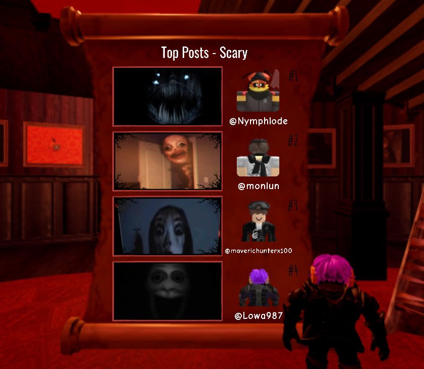 MrPurplePirate's tweet image. Thank you to everyone for voting me! #4 is insane. 🤩 #RobloxHaunt