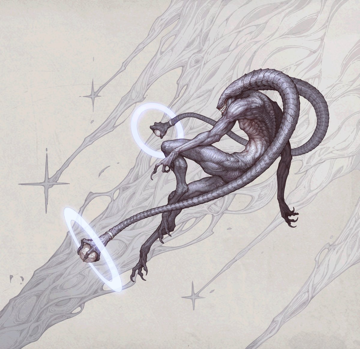 Midnightyz98's tweet image. I.The Magician via @artstationhq artstation.com/artwork/98BDPN
Do not fear it, it's merely a beast that causes stones to fall.