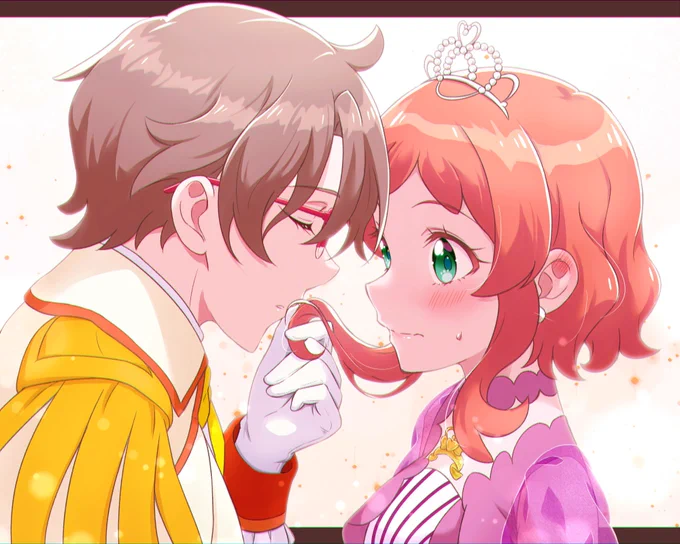 いろはちゃんの特徴的なもみあげ、髪キスしたくなるとかそういう。(ハロウィン悟いろ) 