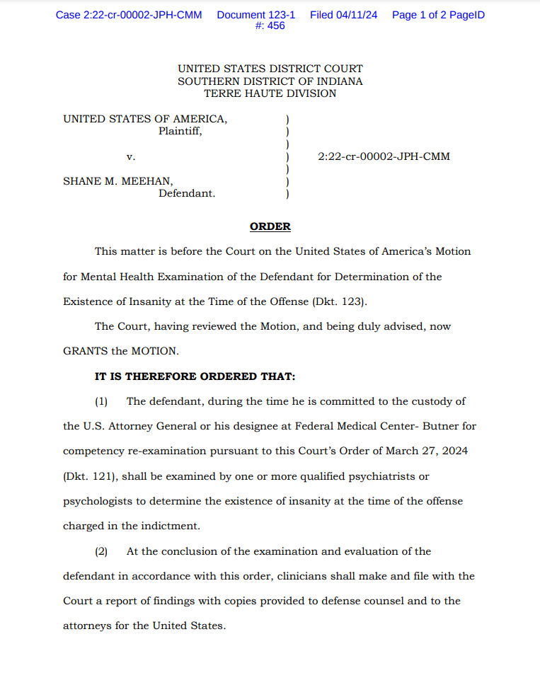 MattBlacInc's tweet image. #DELPHIARCHIVES | Federal Charges Filed Against #SHANEMEEHAN in Killing of #TerreHaute LE  Officer Greg Ferency. 

2/2 #UPDATE