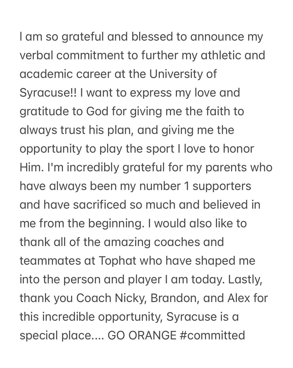 <a href="/CuseWSOC/">Syracuse Women's Soccer</a> <a href="/Tophat08GA/">Tophat 08 Gold GA</a> <a href="/ImYouthSoccer/">ECNL/GA/Recruiting/College Soccer</a> <a href="/TopDrawerSoccer/">TopDrawerSoccer</a> <a href="/PrepSoccer/">Prep Soccer ⚽️</a>