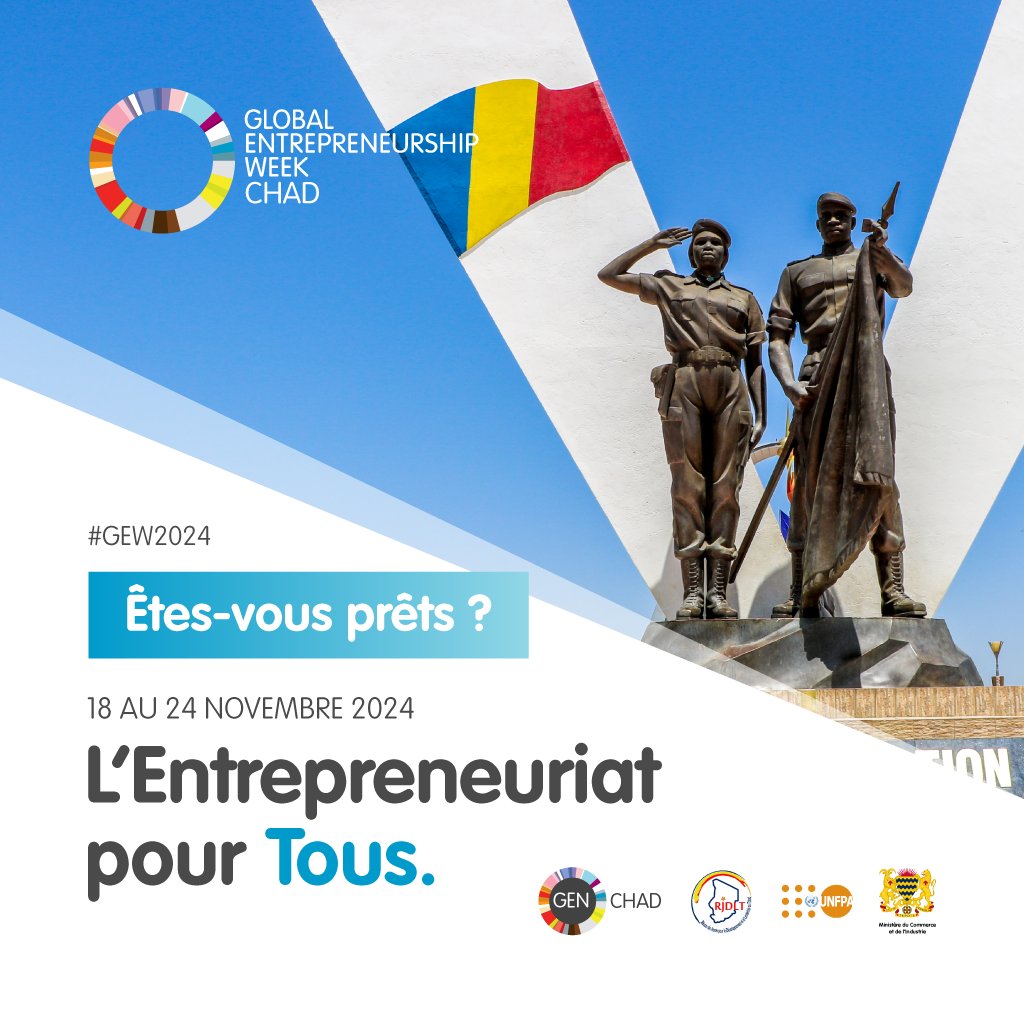 gewchad's tweet photo. #SME2024 Êtes-vous prêts? Du 𝟏𝟖 𝐚𝐮 𝟐𝟒 𝐧𝐨𝐯𝐞𝐦𝐛𝐫𝐞 𝟐𝟎𝟐𝟒, rejoignez-nous pour la 𝐒𝐞𝐦𝐚𝐢𝐧𝐞 𝐌𝐨𝐧𝐝𝐢𝐚𝐥𝐞 𝐝𝐞 𝐥'𝐄𝐧𝐭𝐫𝐞𝐩𝐫𝐞𝐧𝐞𝐮𝐫𝐢𝐚𝐭 𝐚𝐮 𝐓𝐜𝐡𝐚𝐝, sous le thème « 𝐋’𝐞𝐧𝐭𝐫𝐞𝐩𝐫𝐞𝐧𝐞𝐮𝐫𝐢𝐚𝐭 𝐩𝐨𝐮𝐫 𝐓𝐨𝐮𝐬 ». https://t.co/vZ3AgBkMja