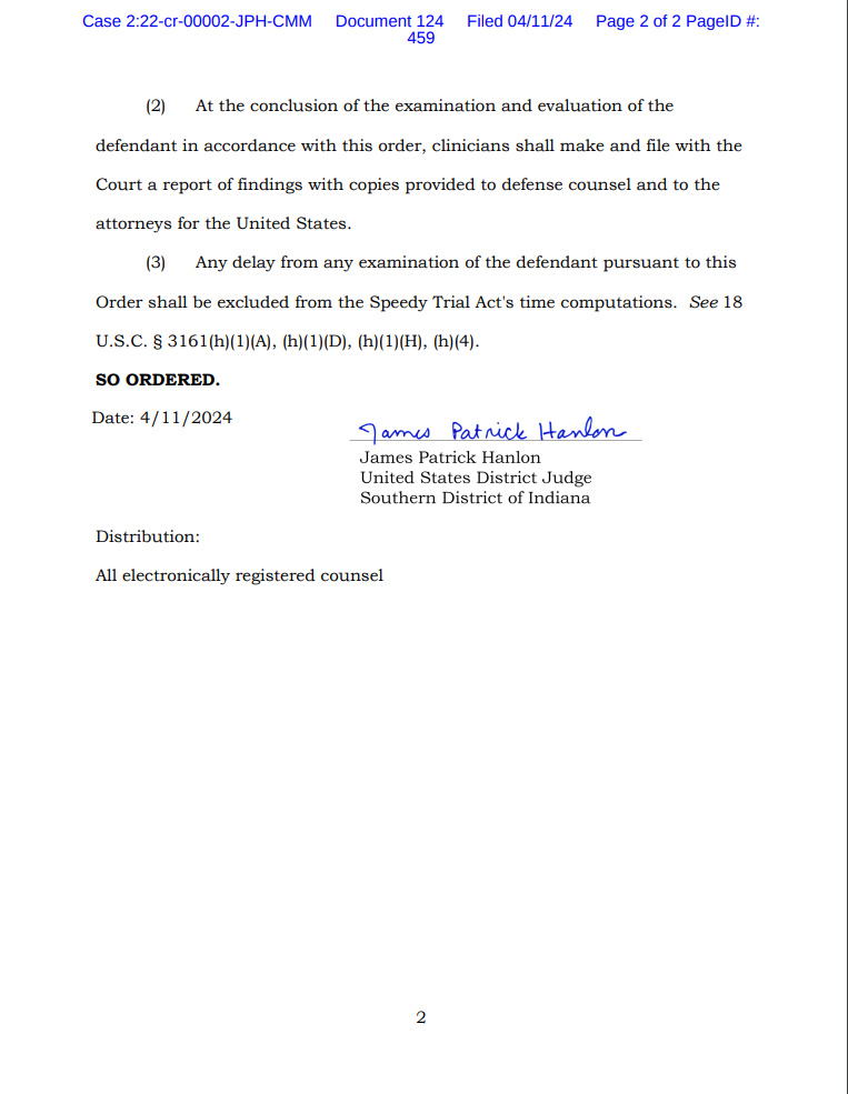 MattBlacInc's tweet image. #DELPHIARCHIVES | Federal Charges Filed Against #SHANEMEEHAN in Killing of #TerreHaute LE  Officer Greg Ferency. 

2/2 #UPDATE