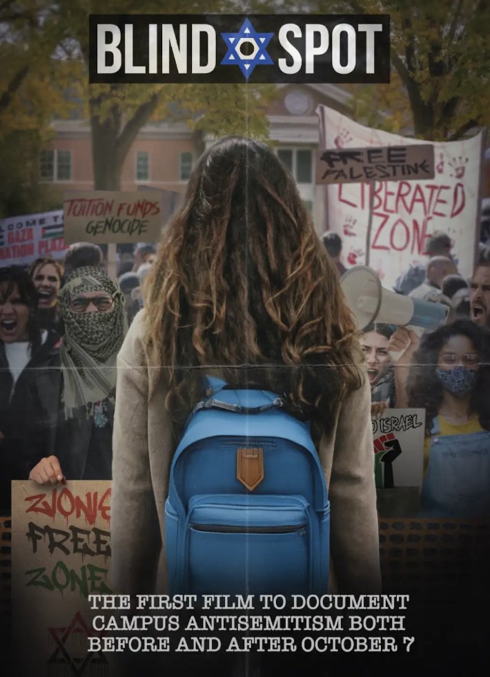 Amazing night screening #BlindSpot, a powerful new film documenting the antisemitism both pre and post October 7th, and inspiring students like @sbrinasoff and <a href="/edenyadegar/">Eden Yadegar</a>. And <a href="/AlizaLicht/">ALIZA LICHT</a> was incredible panel host.  Thanks <a href="/cbhillel/">CU/BC Hillel</a>  <a href="/JacobSchmeltz/">Jacob Schmeltz 🎗️</a> - you were missed ;)