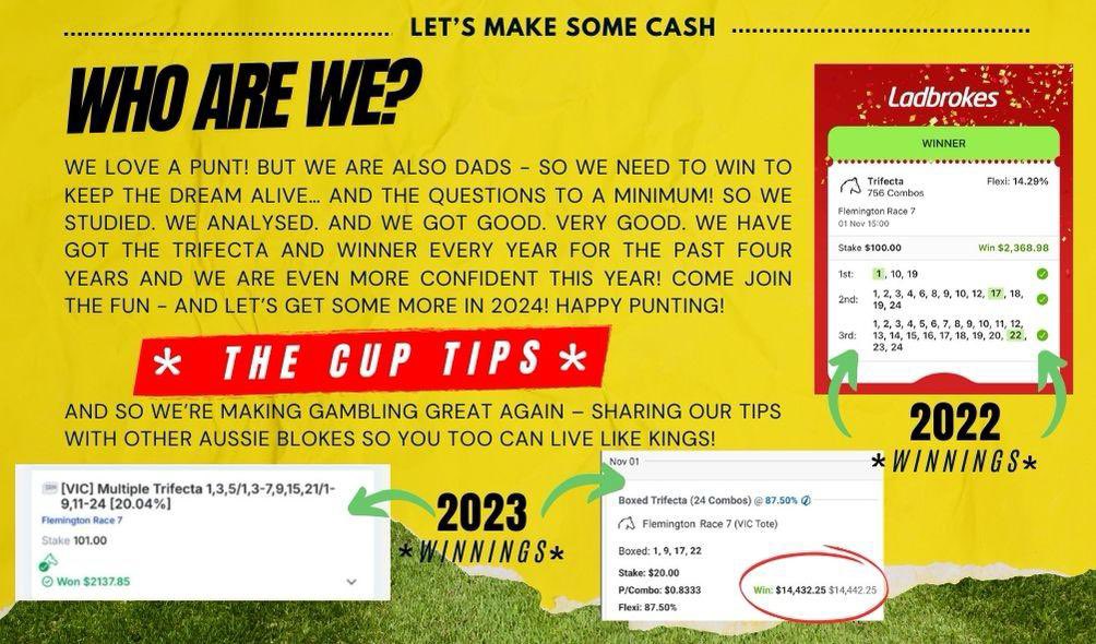 6 DAYS LEFT TO REGISTER! Looks an easier find this year than last two years - and we cleaned up then. Confidence is 🚀 #MelbourneCup #HorseRacing #HorseRacingTips #finance #Tips #betting