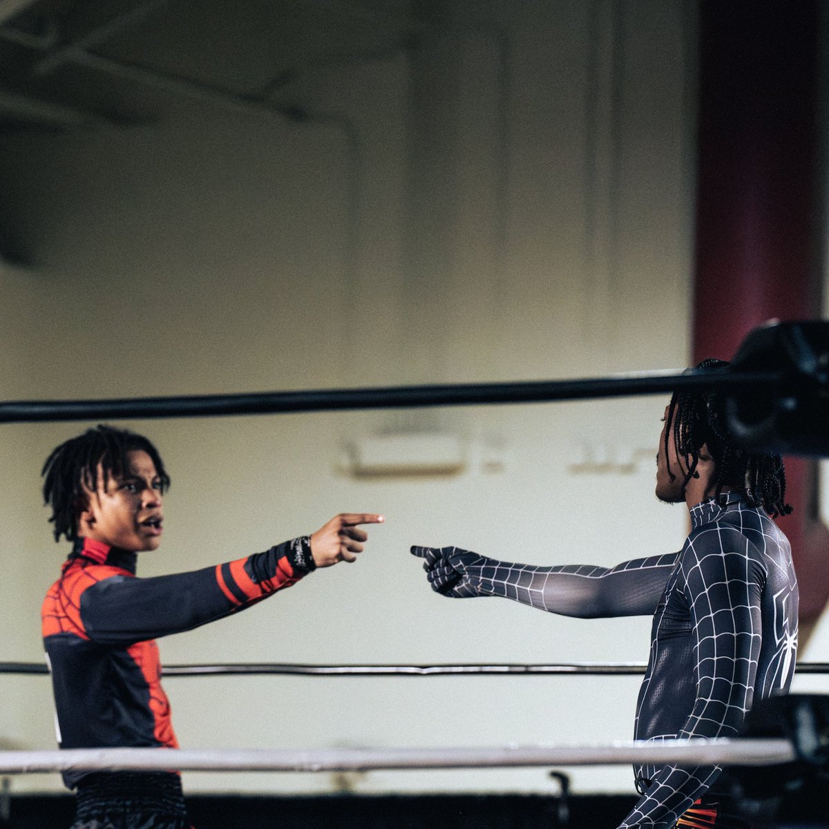 ASEWrestling's tweet photo. The @asewrestling Halloween Battle Royal was next level ๐ธ๏ธ๐ท๏ธ๐ซต๐ฝ
@ChayceDoes @JordanDHolt_
Photo: Mase Ralph
#spiderman #spidermanpoint #asewrestling #independentwrestling #ase #wrestling #wweid #mcu #marvel #halloween #battleroyal https://t.co/tCGIbAtYhU