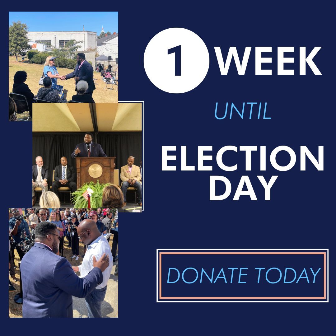 For the next week I will be spending every waking moment talking to voters. We're going to leave everything we've got on the field. Help us get to the finish line and chip in $5 to our get out the vote fund: buff.ly/40tEcmt