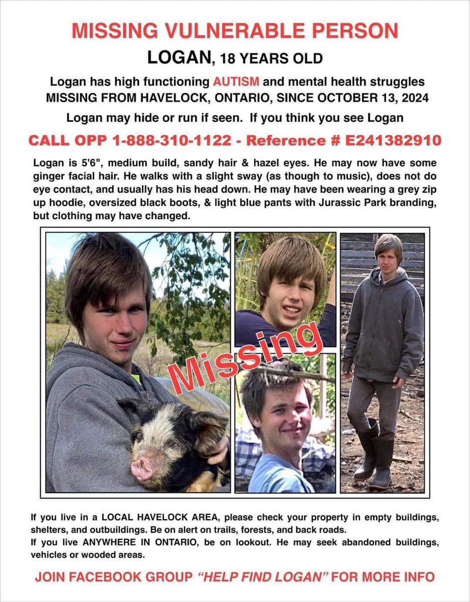 #helpfindLogan #YGK #Havelock #MISSINGPERSON <a href="/MIHomeYGK/">🇨🇦 Make It Home YGK</a> <a href="/LandGTraffic/">Make It Home L&G</a> <a href="/kingstonist/">Kingstonist</a> <a href="/quinteist/">Quinteist</a> <a href="/NCMEC/">National Center for Missing & Exploited Children</a>
