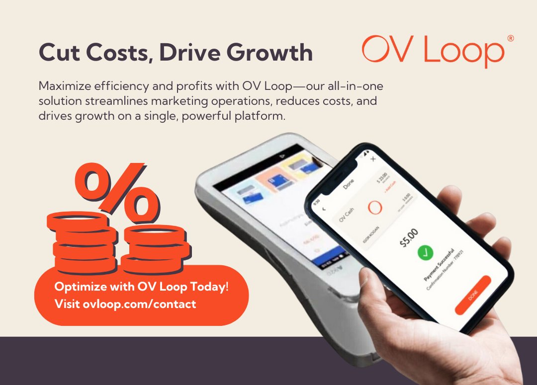 OVLoopInc's tweet photo. Cut Costs Without Compromise

Managing payments, marketing, and communication can drain profits. OV Loop’s all-in-one platform consolidates these tools, reducing fees and driving growth.

👉 Discover more: https://t.co/76cGMk4saG  
#CostSavings #OVLoop #BusinessSolutions https://t.co/iKR8IG6w7W