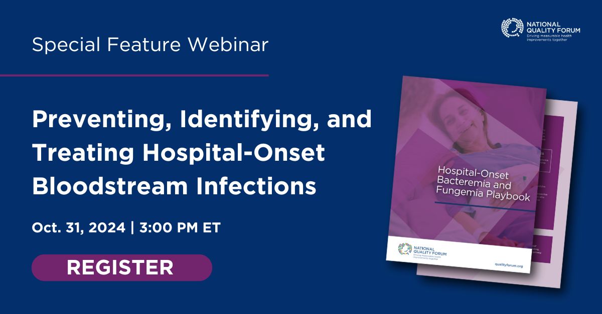 BD (@bdandco) on Twitter photo Join us 10/31 at 3 pm ET. <a href="/NatQualityForum/">National Quality Forum (NQF)</a> will present on the Hospital-Onset Bacteremia and Fungemia Playbook, a new, public resource to help leaders and acute care clinical care teams implement or improve #HOB prevention, identification, and treatment: bit.ly/3NQVCl7 Join us 10/31 at 3 pm ET. <a href="/NatQualityForum/">National Quality Forum (NQF)</a> will present on the Hospital-Onset Bacteremia and Fungemia Playbook, a new, public resource to help leaders and acute care clinical care teams implement or improve #HOB prevention, identification, and treatment: bit.ly/3NQVCl7