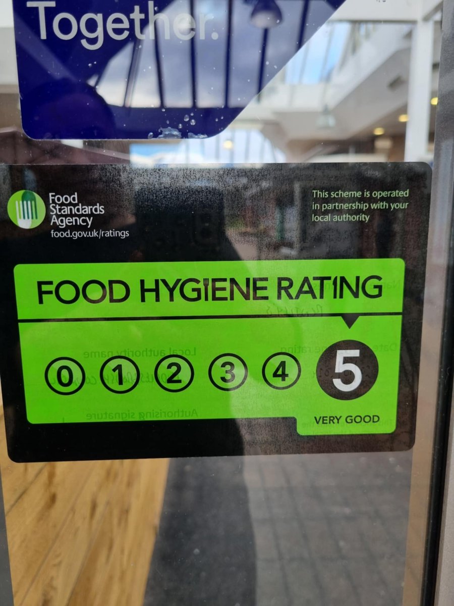 BentleysCoulby's tweet photo. Today we had a visitor at Coulby...

We are very pleased to say that we passed with flying colours, or that should be shooting stars.

Congratulations to Belle and the team for maintaining their 5-star Food Hygiene rating. Thank you Katie and Evie for modelling the renewed award. https://t.co/pfUSeanVx0