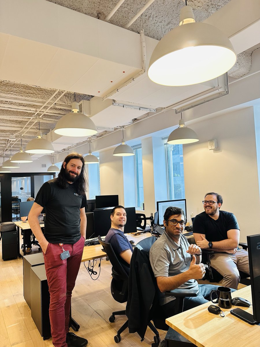Acumatica's tweet photo. Our Montreal team recently hosted a Hackathon and the office was filled with innovative ideas, teamwork, and a passion for cloud ERP. Swipe through to see some of our incredible #AcumaticaCommunity in action! 💻