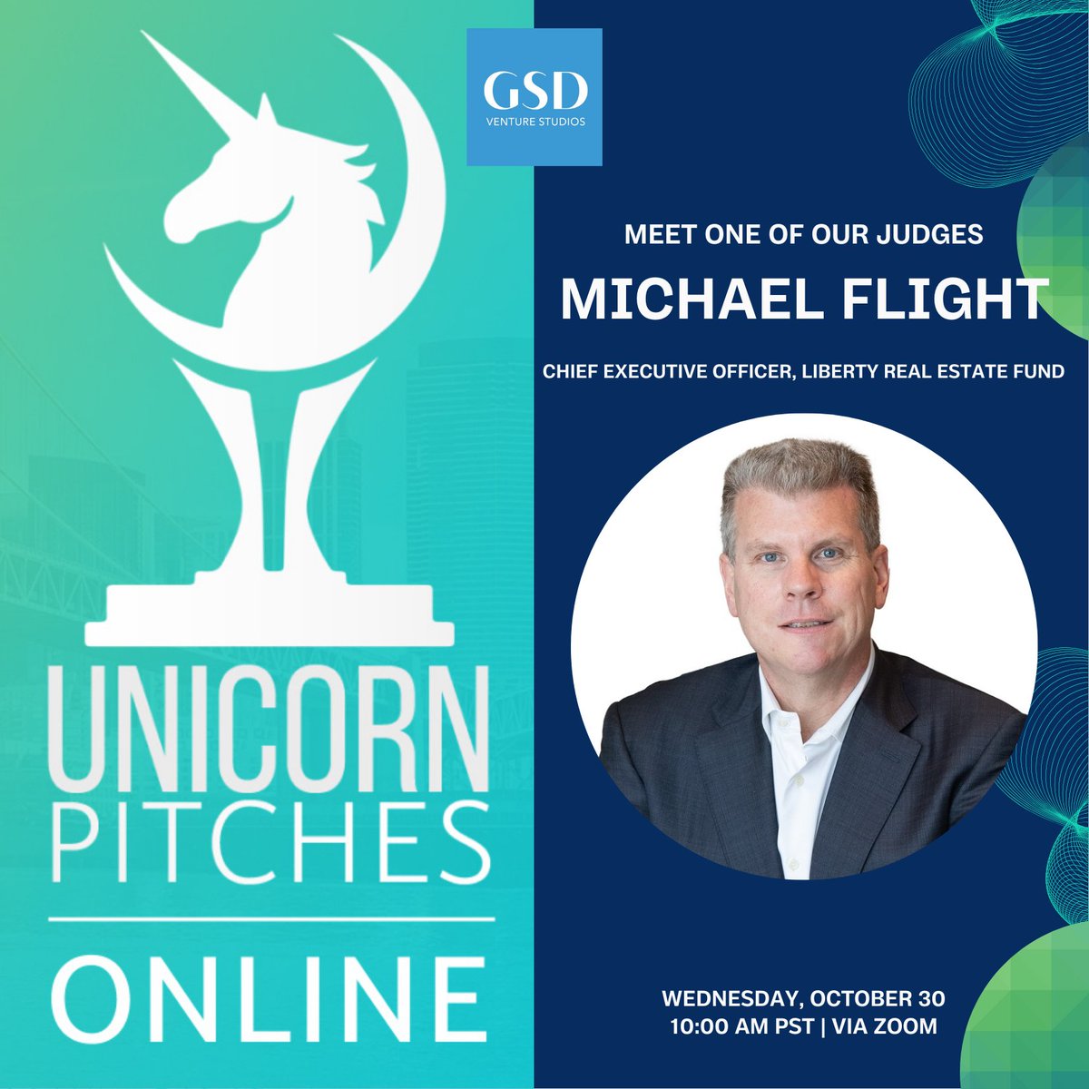 GaryFowlerGSD's tweet image. Meet Michael Flight, Chief Executive Officer at Liberty Real Estate Fund &amp;amp; #GSDDemoDay judge.

Secure your spot by registering here: unicorn.events/46059021/

#GaryFowler #GSDSuperScaler #GSD #MichaelFlight #LibertyRealEstateFund