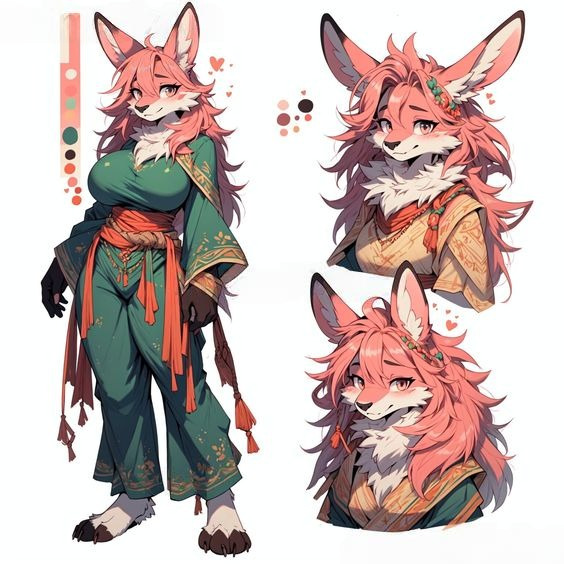 This fluffy fox girl looks like she's ready to take on the world🦊✨
#fursona #furry #art #artist #cute #commission #drawing #characterdesign #adoptable #cute #originalcharacter #freeslots #furryarts #beauty #foxygirl   

Ref from web
