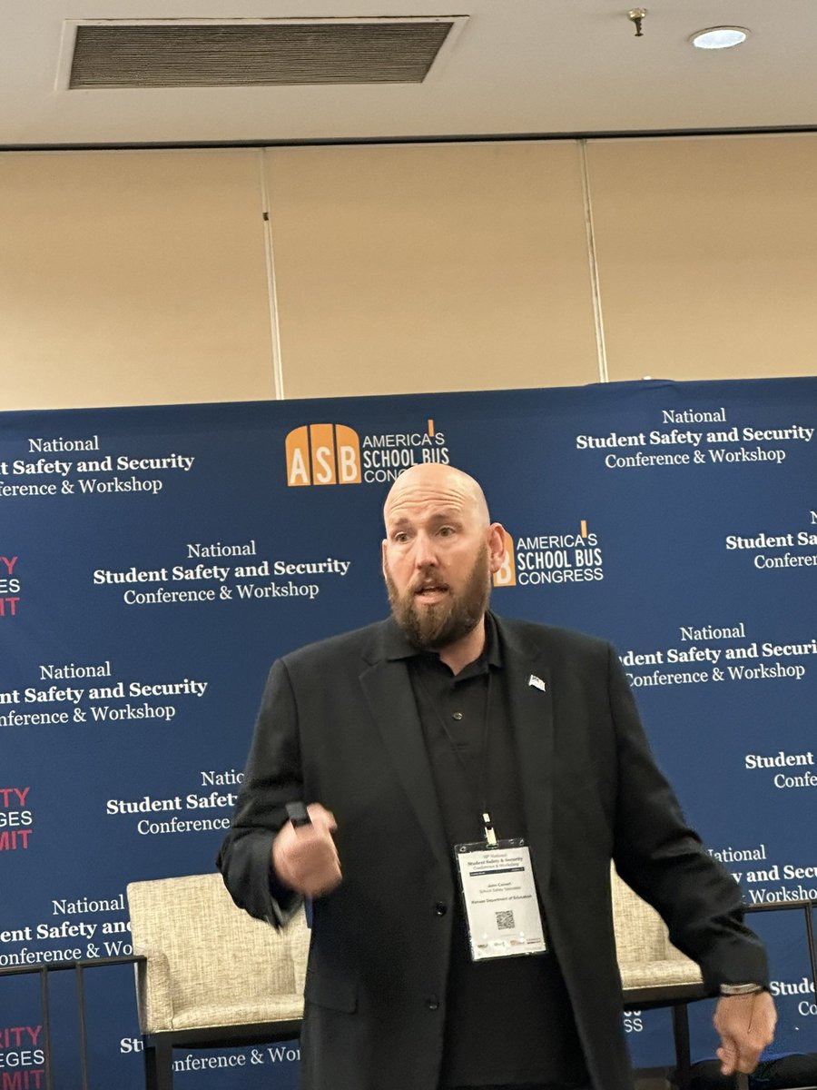 OfficerJohn326's tweet photo. I had an amazing time in Houston, TX speaking at the National Student Safety and Security Conference. Always a good time to talk with other school safety minded people and build the relationships needed to keep our schools safe! #NSSSC #Keynote #SchoolSafety https://t.co/pCkwiJC4lr