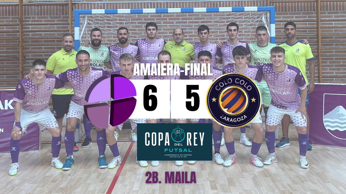 Partida amaiera Belabietan | Final del partido en Belabieta

<a href="/gipuzkoafutbola/">Gipuzkoako Futbol Federazioa</a>
<a href="/eitbkirolak/">EITB Kirolak</a>
@deportesDV
@euskalkirolaTB
<a href="/28_kanala/">28Kanala</a>
<a href="/CoGAFS/">Comité Guipuzcoano de Árbitros de Fútbol Sala</a>
@gipuzkoaKirolak
<a href="/TolosaldeaKirol/">Tolosaldeko Kirolak</a>
@futSalRFEF
<a href="/EFF_FVF/">Euskadiko Futbol Federakundea - Federación Vasca</a>
<a href="/Ibarrakoudala/">Ibarrako Udala</a>
<a href="/tolosaldeataria/">Tolosaldeko Ataria</a>
<a href="/Gipuzkoa_MD/">Edición Gipuzkoa MD</a>
<a href="/RMDonostia/">Radio MARCA Donostia</a>
<a href="/TeledonostiaRD/">Teledonostia Radio Donosti</a>